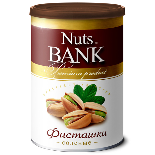 Фисташки обжаренные с солью Nuts Bank