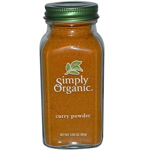 Simply Organic, Порошок карри 85 гр