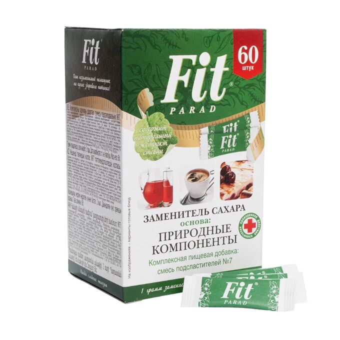 FitParad / Заменитель сахара на основе эритрита и стевии "ФитПарад №7 ...