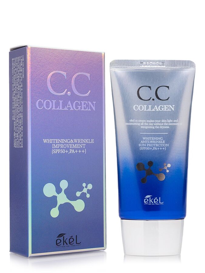 Ekel cosmetics CC крем для лица с коллагеном Collagen CC Cream SPF50+PA+++