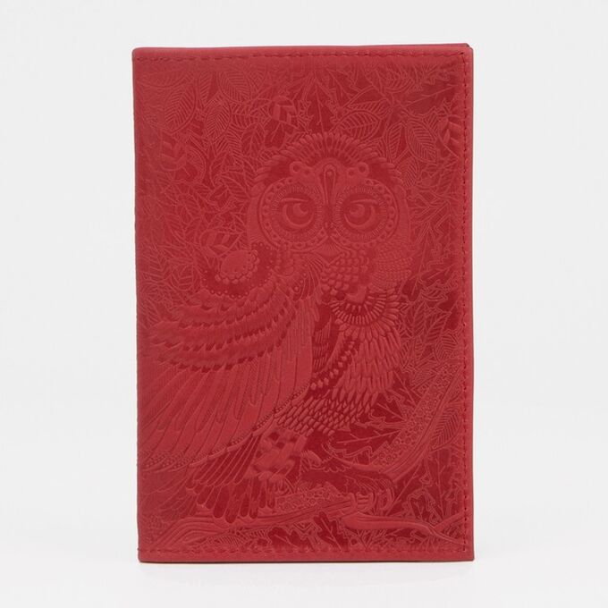 Обложка для паспорта, цвет красный 6966422