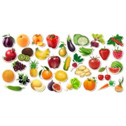 128301--Пазл-набор &quot;Овощи,фрукты,ягоды&quot; 12*12*5см