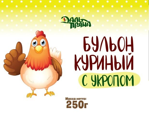 Дальпряна Бульон Куриный с укропом (250г.)