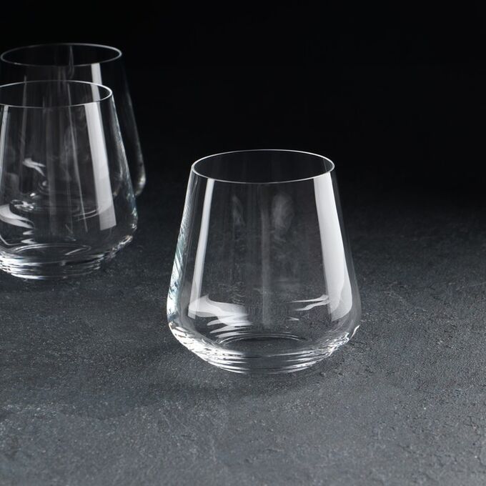 Набор стаканов для воды «Сандра», 6 шт, 290 мл, хрустальное стекло