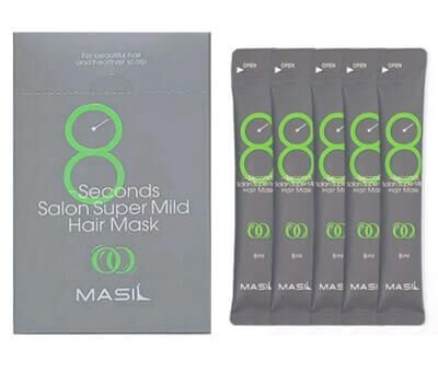 Маска для ослабленных волос Masil 8 Seconds Salon Super Mild Hair Mask 8мл*20шт