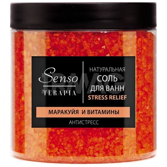 Senso Соль для ванн 600 гр антистресс «Маракуйя и витамины»