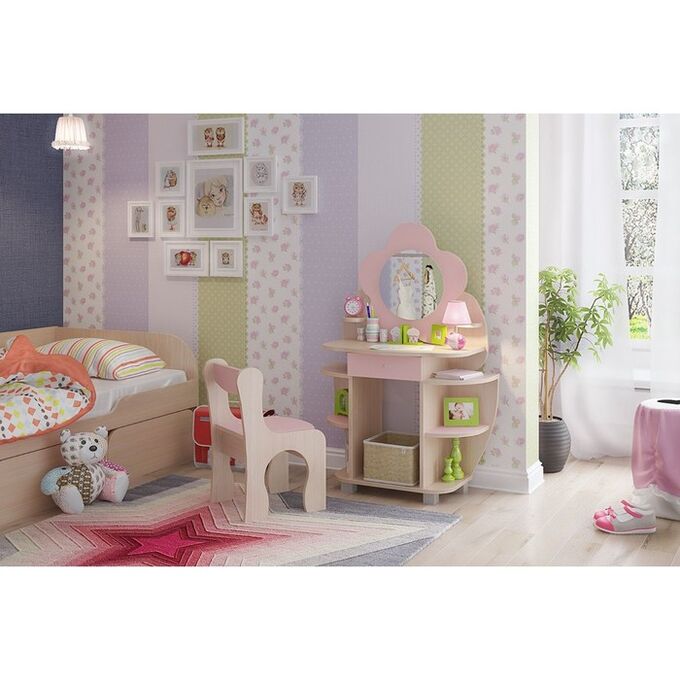 Клик Мебель Детский набор Ромашка, Розовый