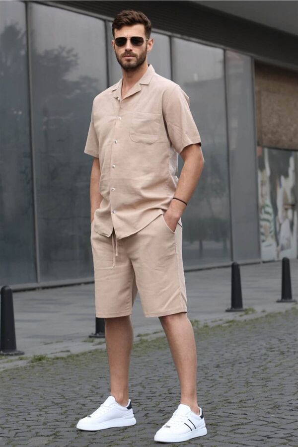 Костюм Oversize кэмел