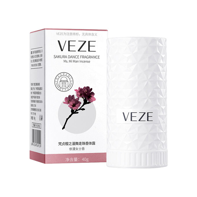 VENZEN Шариковый дезодорант VEZE Sakura Dance Fragrance (с ароматом сакуры)