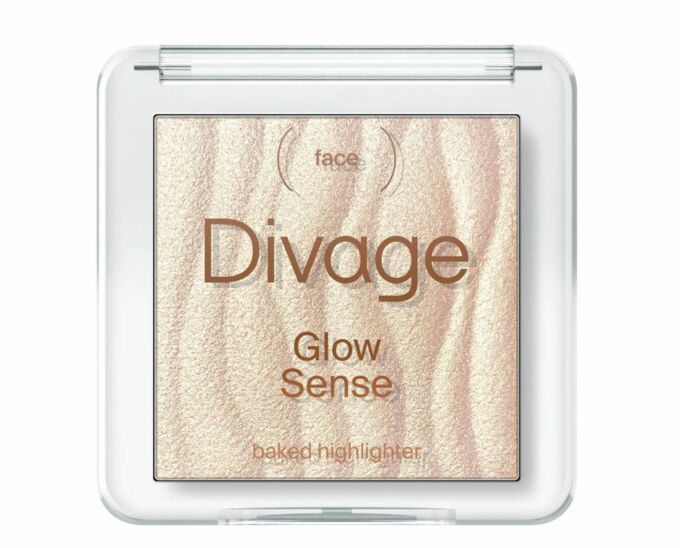 Divage Диваж Хайлайтер для лица запеченный 01 Диваж Glow Sense Baked ...