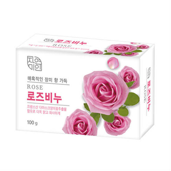 [MUKUNGHWA КОРЕЯ] Мыло туалетное ДАМАССКАЯ РОЗА Rose Beauty Soap, 100 гр