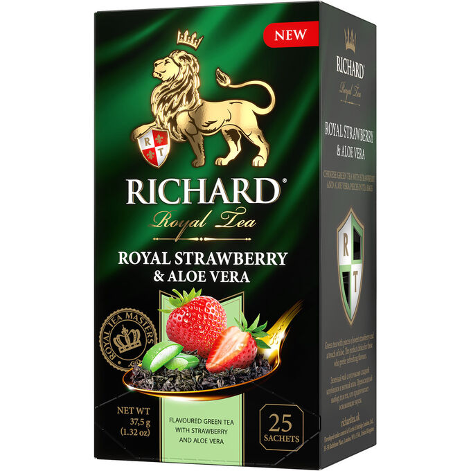 Richard Ричард Royal Strawberry &amp; Aloe Vera 25 пак. *12