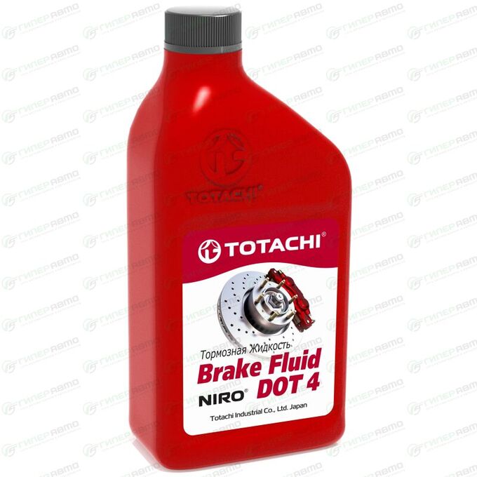 Жидкость тормозная Totachi Niro Brake Fluid, DOT 4, 910г, арт. 90201