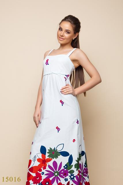 Женское платье 15016 белый