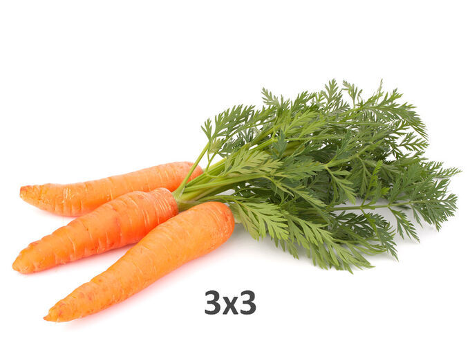 Морковь сушеная 3х3 0.5кг