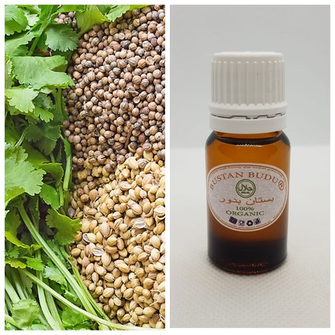 BUSTAN BUDUR 50 Эфирное масло Кориандр семена Coriandrum sativium L., 5 мл