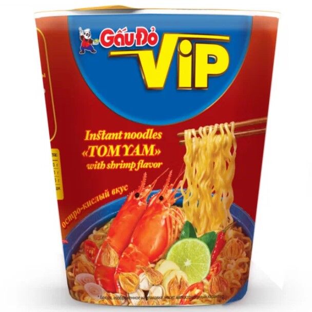 Доширак / Лапша быстрого приготовления ГАО ДО 65гр."Том Ям" со вкусом ...