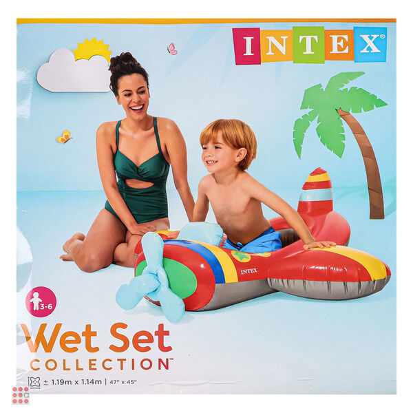 57537np надувной плот Intex самолет