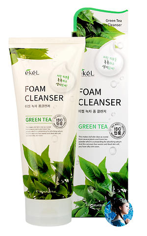 Ekel cosmetics Пенка для умывания с экстрактом зеленого  чая  Green Tea Foam Cleanser