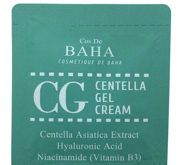 (пробник) Восстанавливающий крем-гель с 81% центеллы Cos De Baha СG Centella Gel Cream