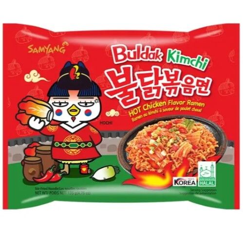 Samyang Лап.&quot;Hot Chicken Flavor Ramen BULDAK KIMCHI&quot; со вкусом острой курицы и кимчи 135гр