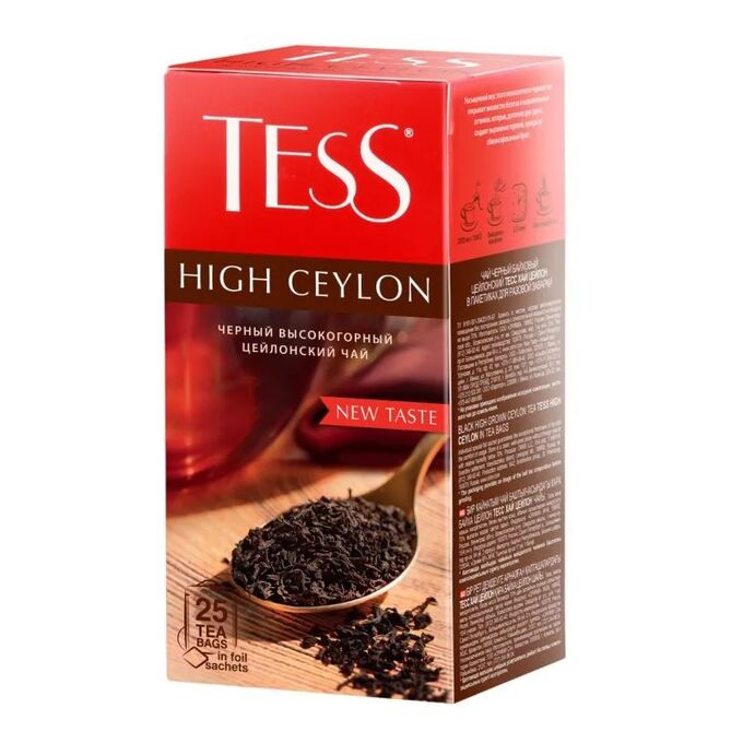 TESS / Чай Тесс High Ceylon black tea 2.25г 1/25/10 | Tess черный ...