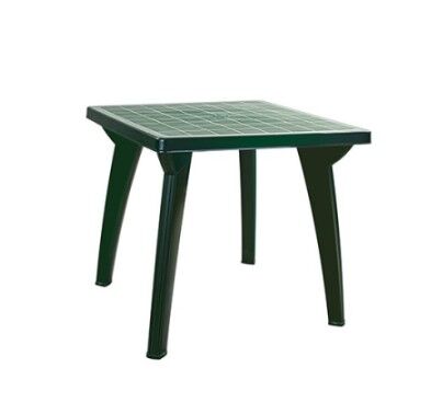 DDStyle Стол, квадратный, пластик, зеленый, 730 х 80 х 80 см, ЛУНА