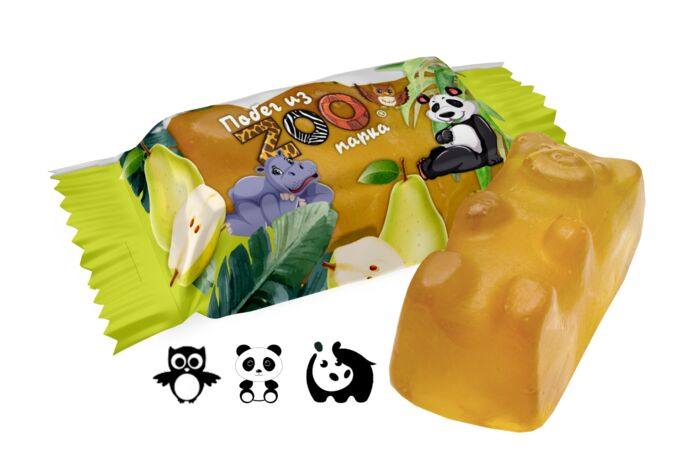 Sweet life Мармелад жевательный с начинкой Побег из ZOOпарка груша