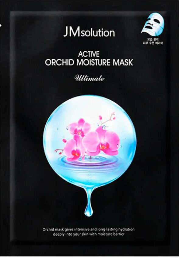 Тканевая маска увлажняющая с экстрактом орхидеи JMsolution Active Orchid Moisture Mask Ultimate