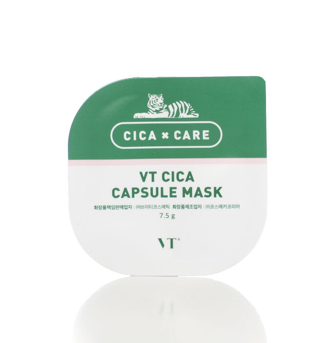 VT Cosmetics Успокаивающая глиняная маска с центеллой Cica Capsule Mask