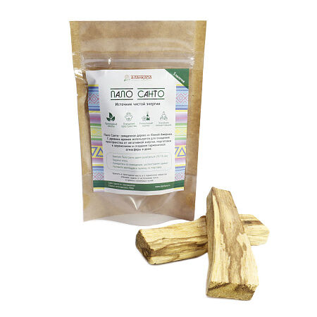 Сандаловый дом Благовоние PALO SANTO священное дерево Желаний уп 1шт 17-20гр