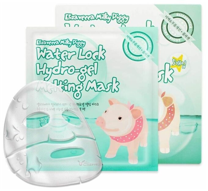 Elizavecca Суперувлажняющая гидрогелевая маска Milky Piggy Water Lock Hydrogel Melting Mask