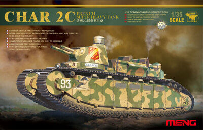фирма ГАММА &quot;MENG&quot; TS-009 &quot;танк&quot; SUPER HEAVY TANK CHAR 2C 1/35