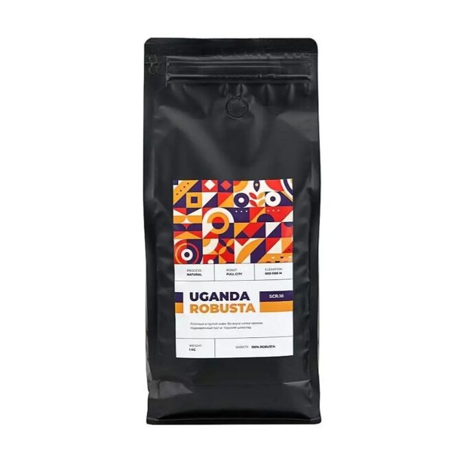 LEMUR Coffee Roasterers Свежеобжаренный кофе Уганда робуста 100% африканская робуста 1 кг