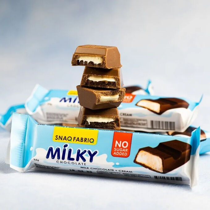 Snaq Fabriq 55 g молочный шоколад с молочно ореховой пастой