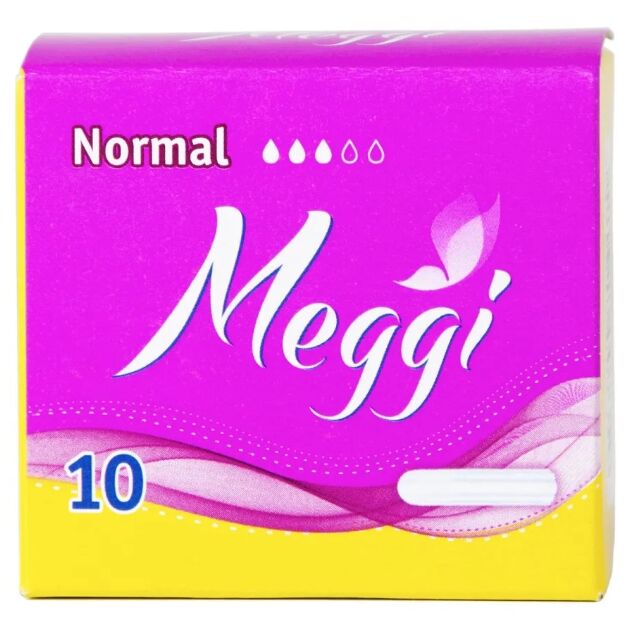 Meggi, Женские гигиенические тампоны  Normal, 10 шт