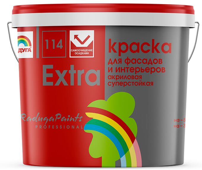 Радуга EXTRA Краска для фасадов и интерьеров