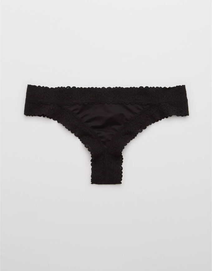 American Eagle Sunnie Blossom Lace Thong Underwear