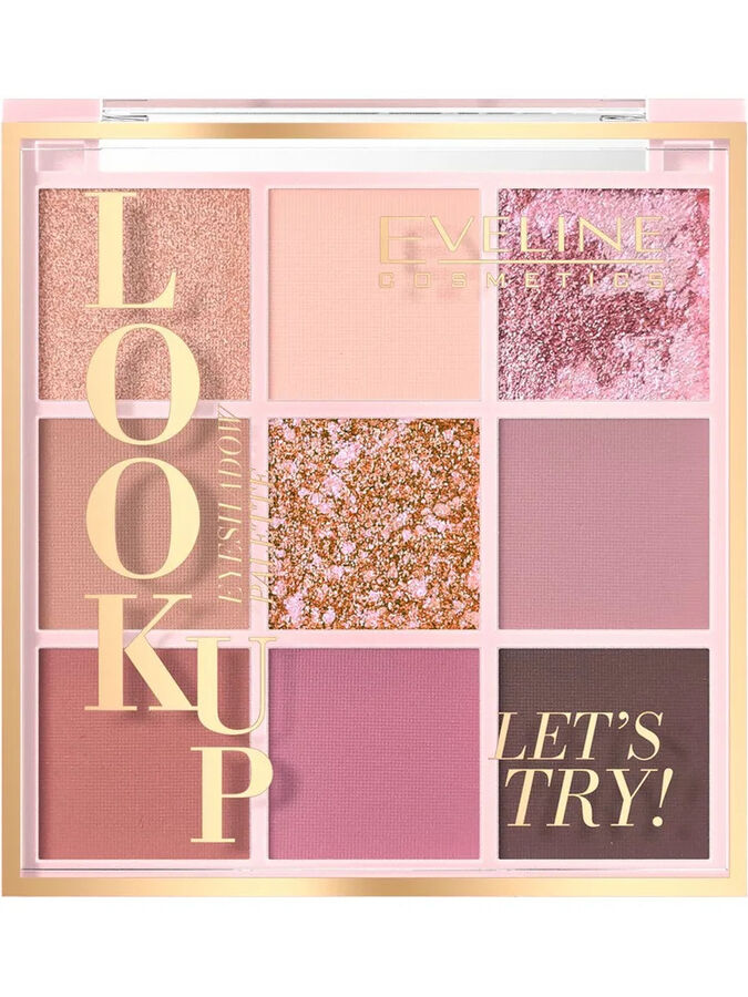 EVELINE Палетка теней для век LOOK UP LET`S TRY! 10г