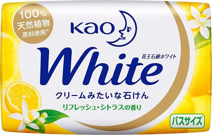 Kao Увлажняющее крем-мыло для тела на основе кокосового молока КAO &quot;White&quot; с ароматом цитрусовых  130 г