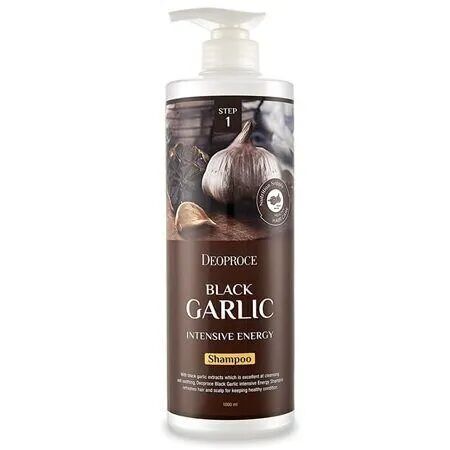 DEOPROCE Интенсивный шампунь от выпадения волос с чёрным чесноком Black Garlic Intensive Energy Shampoo