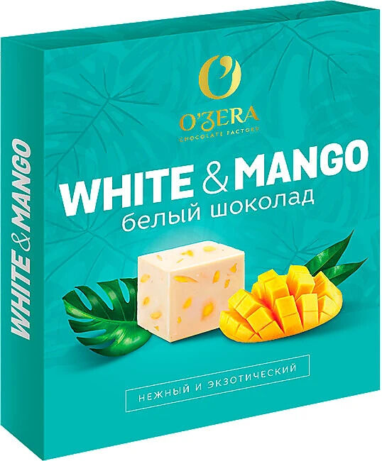 Яшкино O&#039;Zera Шоколад белый с манго 90 г