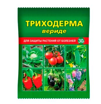 Ваше Хозяйство Триходерма вериде, биопрепарат для защиты растений от болезней, 30 гр
