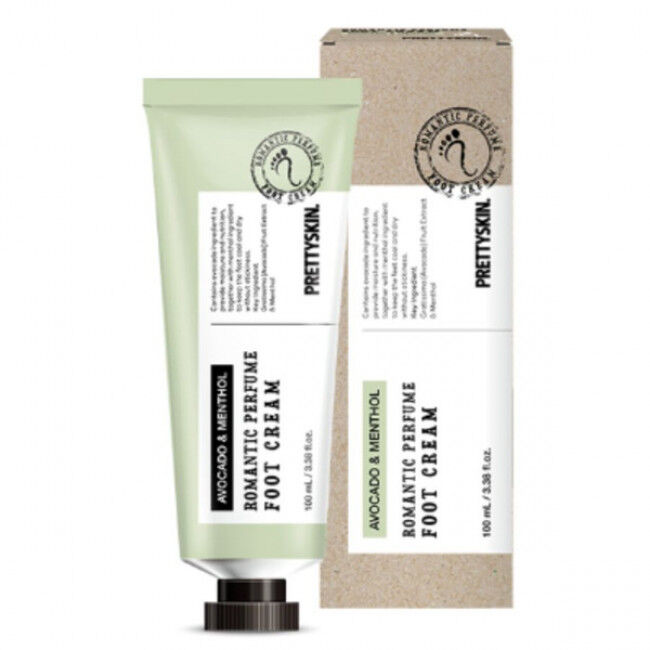 Pretty Skin Парфюмированный крем для ног Авокадо и Ментол, 100 мл.