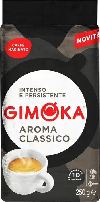Кофе Gimoka  Aroma Classico блэк 250гр. молотый вак/уп