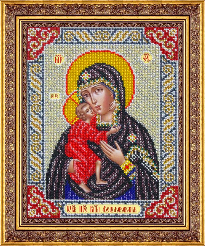 Паутинка Набор (вышивка бисером) Пр.Богородица Феодоровская