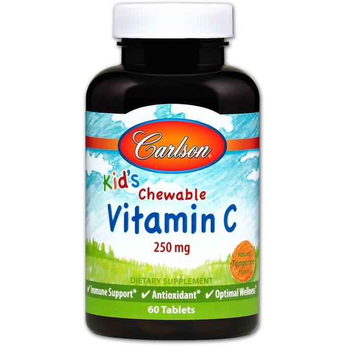 Детский жевательный витамин С мандариновый вкус
