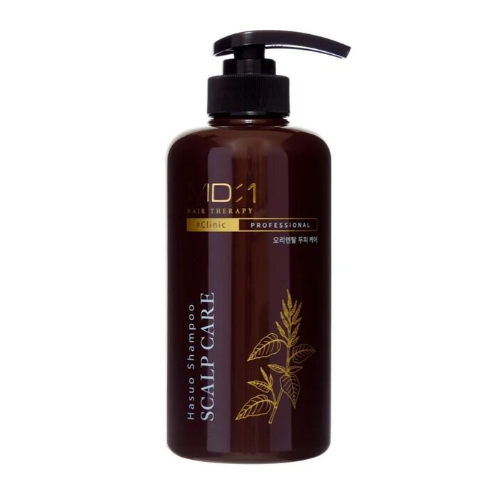 Med B Cosmetic MD:1, Hair Therapy Hasuo Sculp Care Shampoo Укрепляющий шампунь для волос 500мл 1/30, Япония