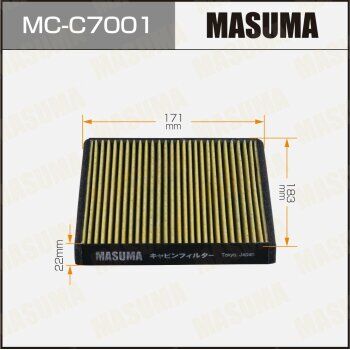 Салонный фильтр AC933J MASUMA (1/40)