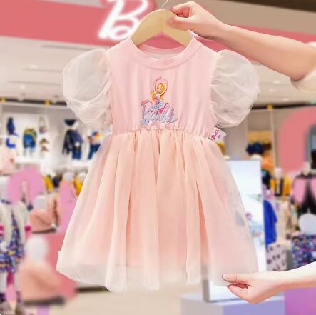 Платье розовое Барби
